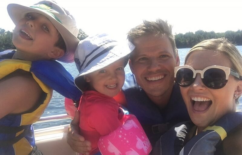 Cheryl Hickey pareja e hijos