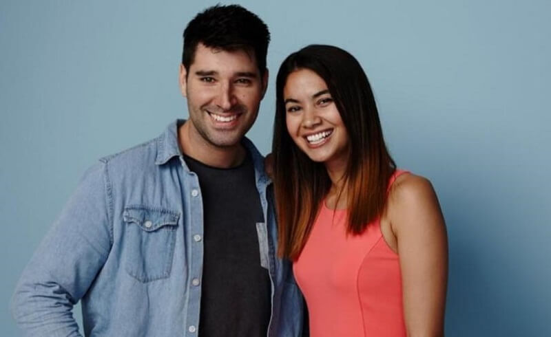 Melanie Perkins y su esposo Cliff Obrecht 