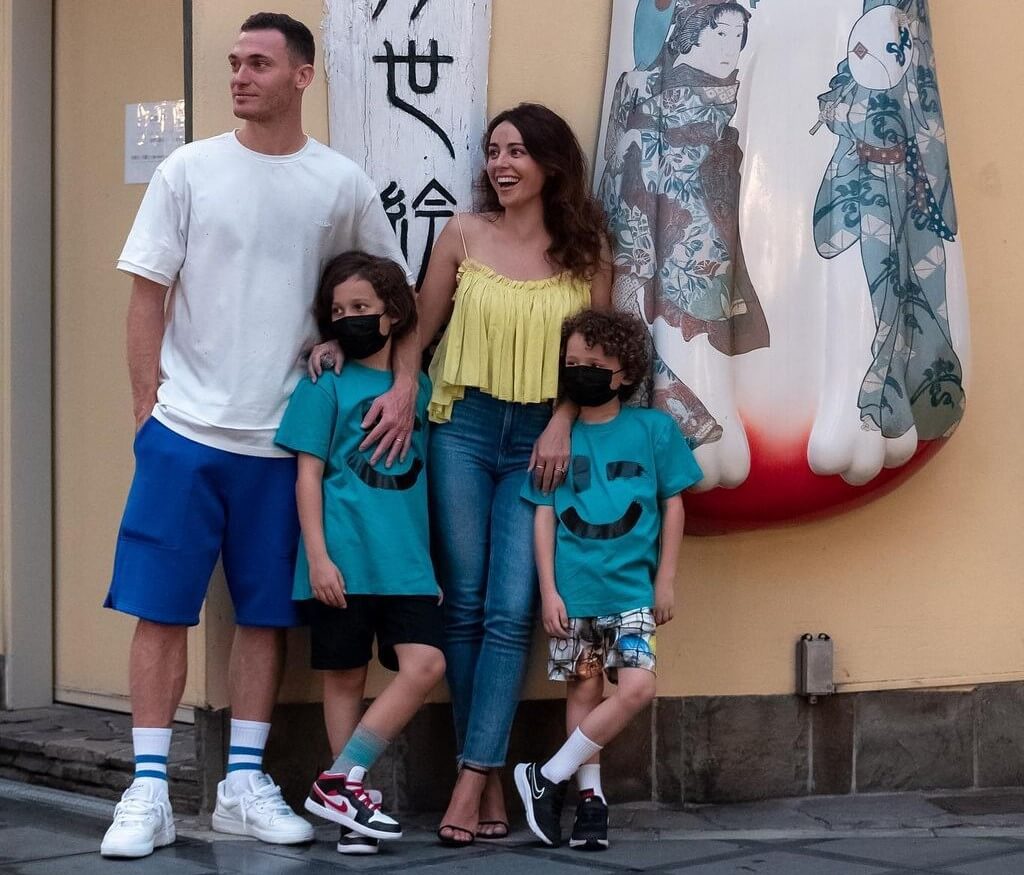 Imagen de Polly Parsons con la familia